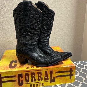 Corral black sequin Amanda cowboy boots